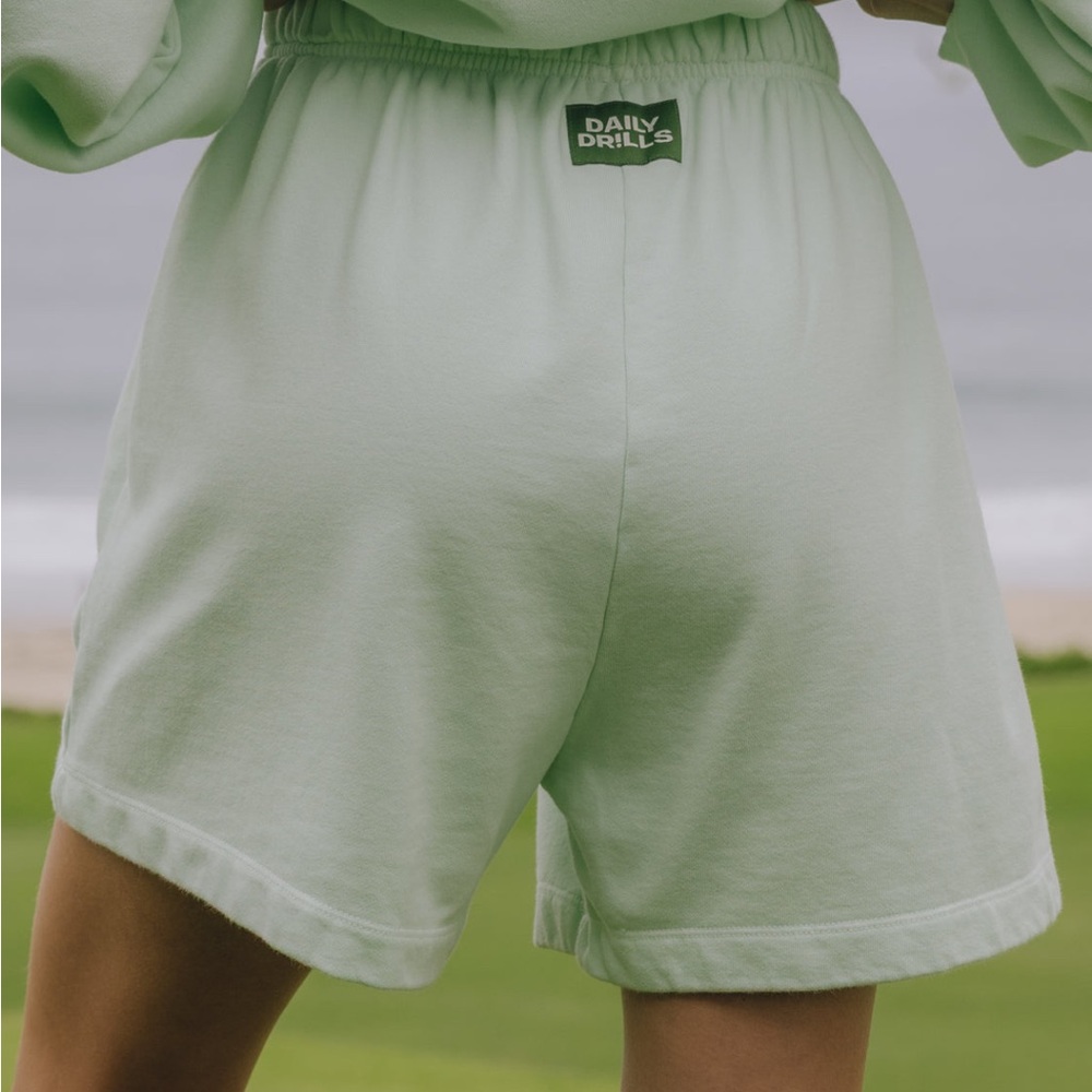 Daily Drills Light Green Athletic Shorts